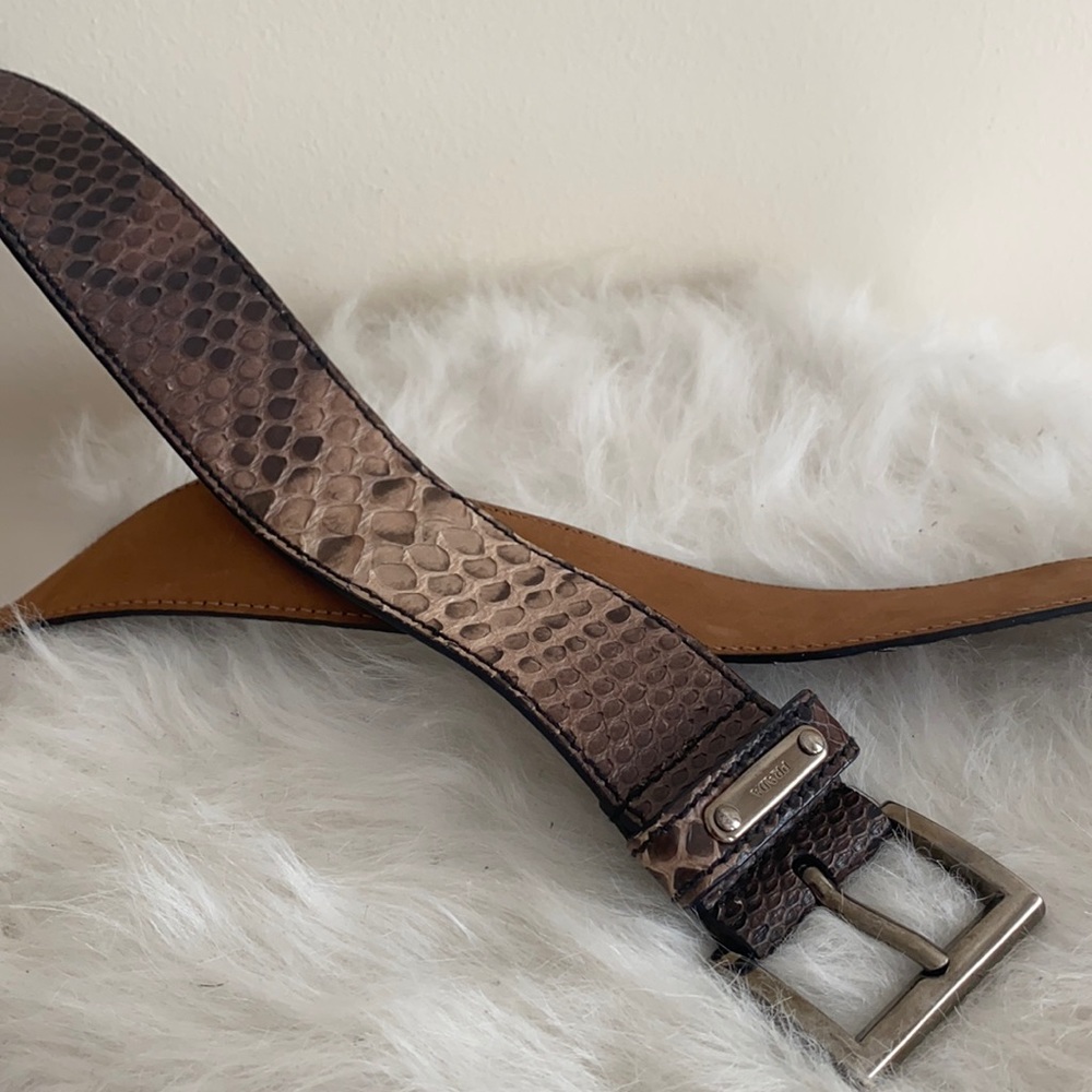 Prada snakeskin belt
